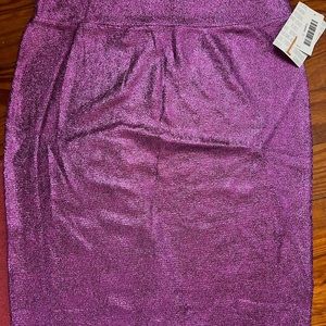 Lularoe ELEGANT Cassie pink with a tad of purple Large